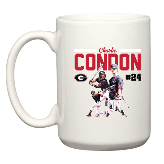 Georgia - NCAA Baseball : Charlie Condon - Player Collage Coffee Mug-0