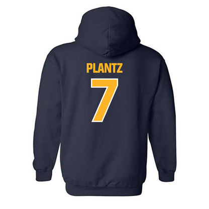UW Eau Claire - NCAA Baseball : Ethan Plantz - Classic Shersey Hooded Sweatshirt-1
