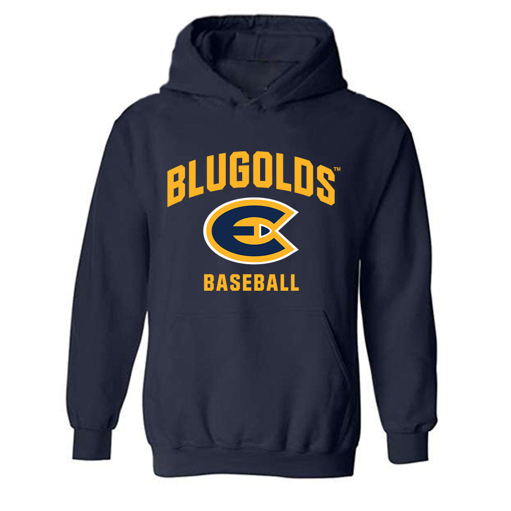 UW Eau Claire - NCAA Baseball : Ethan Plantz - Classic Shersey Hooded Sweatshirt-0
