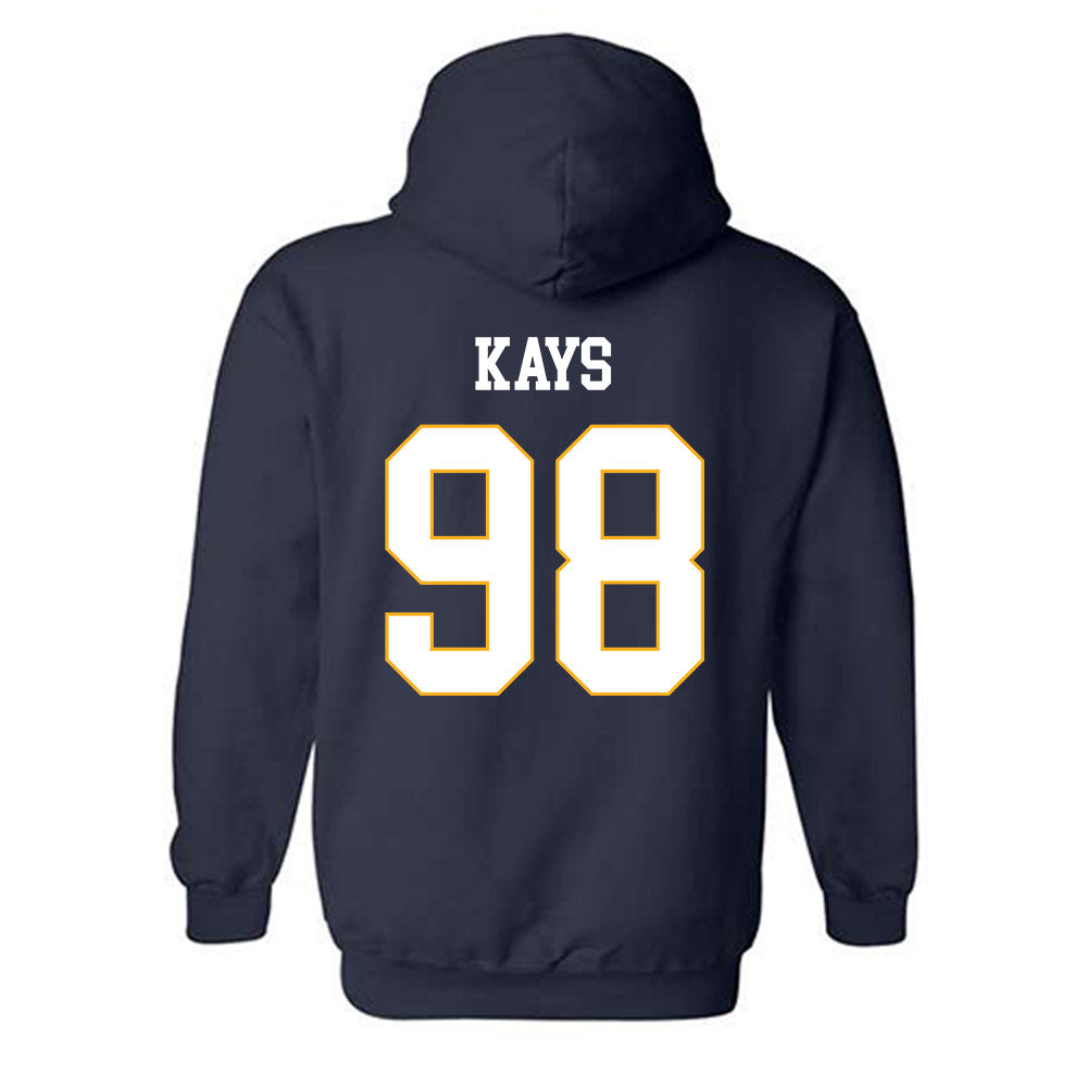 UW Eau Claire - NCAA Football : Nolan Kays - Classic Fashion Shersey Hooded Sweatshirt-1
