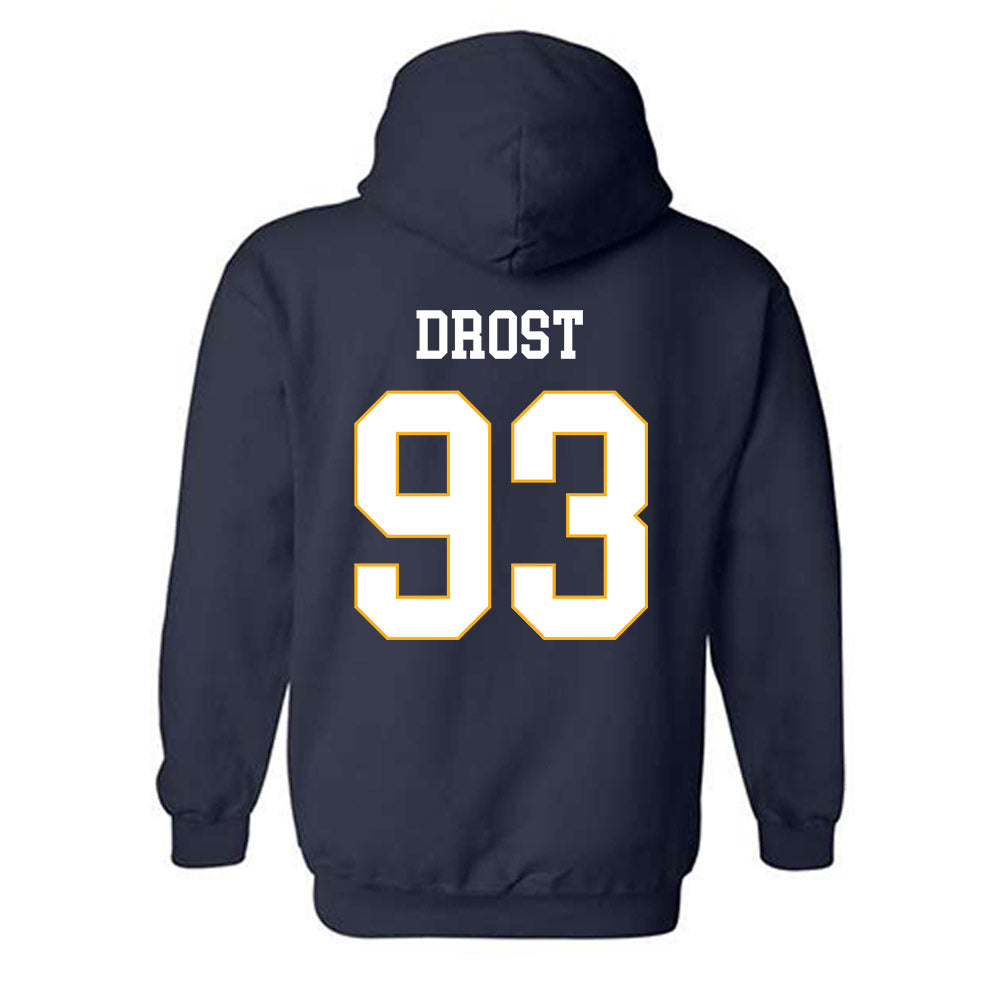 UW Eau Claire - NCAA Football : Aidan Drost - Classic Fashion Shersey Hooded Sweatshirt-1