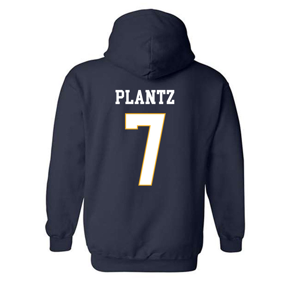 UW Eau Claire - NCAA Baseball : Ethan Plantz - Classic Fashion Shersey Hooded Sweatshirt-1