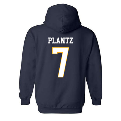 UW Eau Claire - NCAA Baseball : Ethan Plantz - Classic Fashion Shersey Hooded Sweatshirt-1