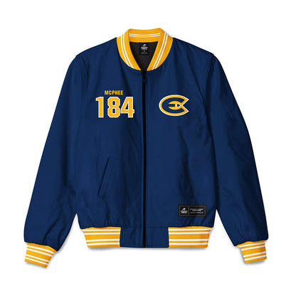 UW Eau Claire - NCAA Wrestling : Zak McPhee - Bomber Jacket-0