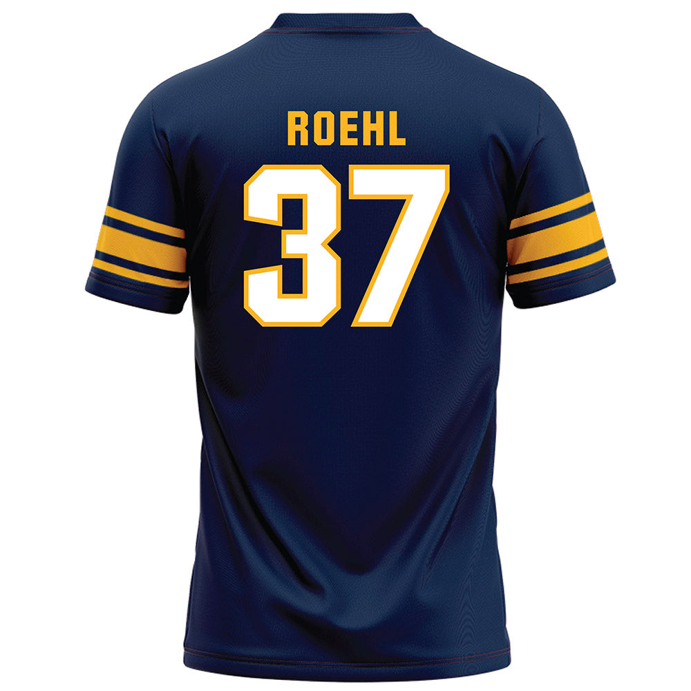 UW Eau Claire - NCAA Football : Nolan Roehl - Navy Football Jersey-1
