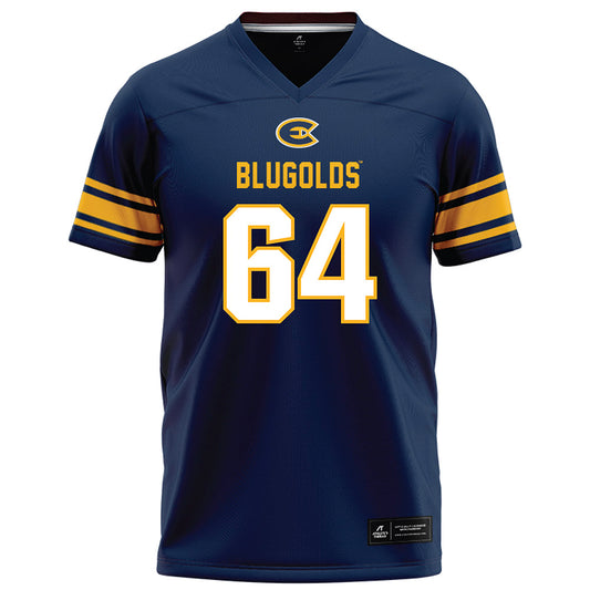 UW Eau Claire - NCAA Football : Matthew Hoff - Navy Football Jersey-0