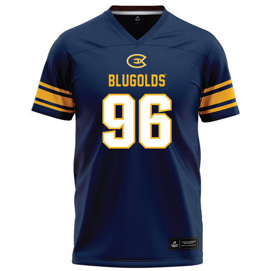 UW Eau Claire - NCAA Football : Kevin Hippner - Navy Football Jersey-0