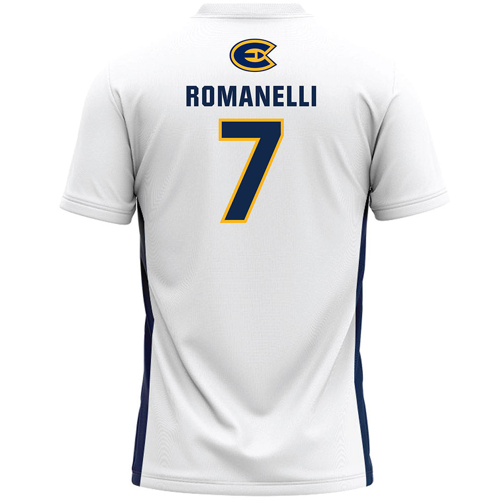  - NCAA Women's Lacrosse : Alexie Romanelli - White Lacrosse Jersey -1