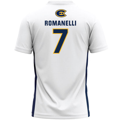 - NCAA Women's Lacrosse : Alexie Romanelli - White Lacrosse Jersey -1