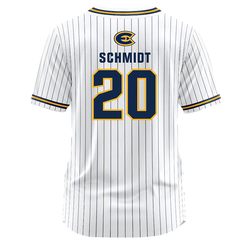 UW Eau Claire - NCAA Softball : Haylie Schmidt - White Striped Jersey-1