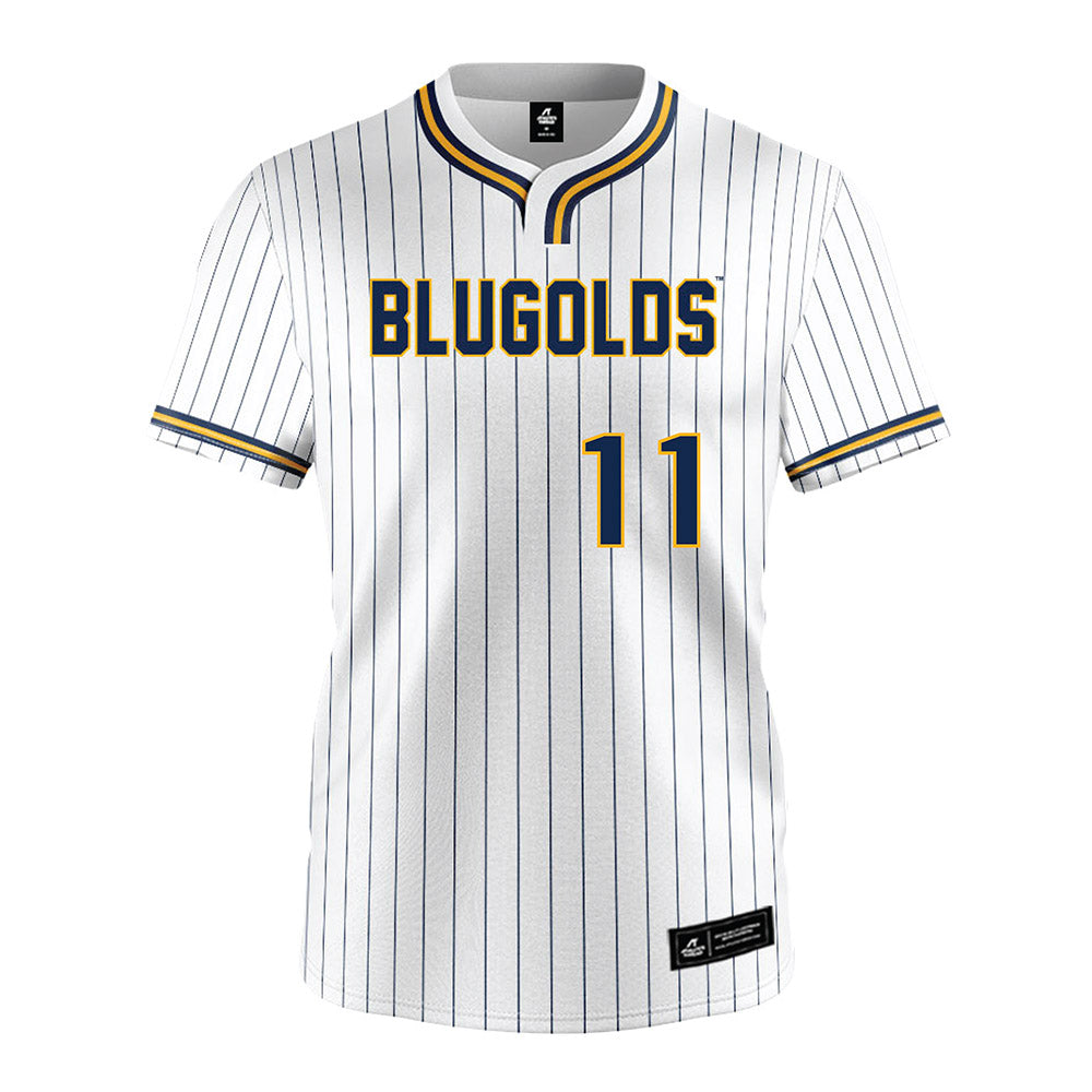 UW Eau Claire - NCAA Softball : Grace Danielson - White Striped Jersey-0