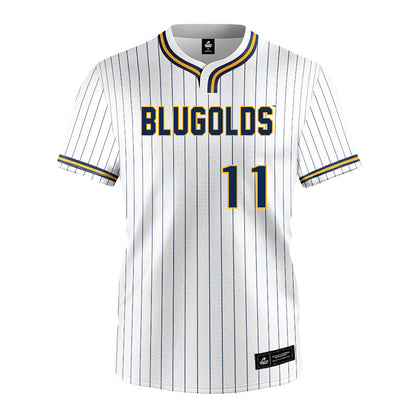 UW Eau Claire - NCAA Softball : Grace Danielson - White Striped Jersey-0