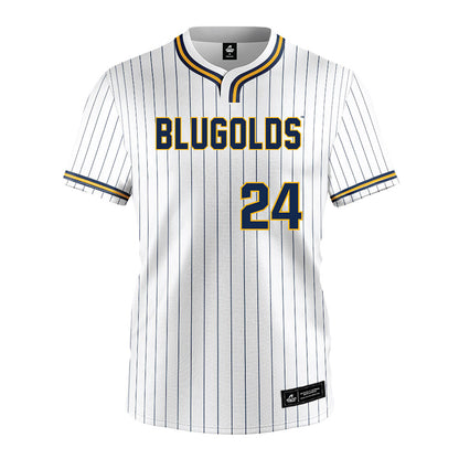 UW Eau Claire - NCAA Softball : Emma Raikowski - White Striped Jersey-0