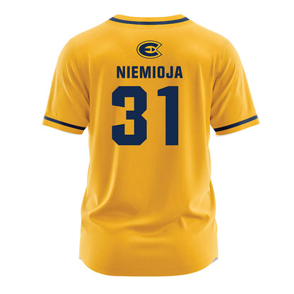 UW Eau Claire - NCAA Baseball : Tapio Niemioja - Gold Jersey-1