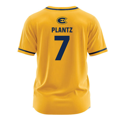 UW Eau Claire - NCAA Baseball : Ethan Plantz - Gold Jersey-1