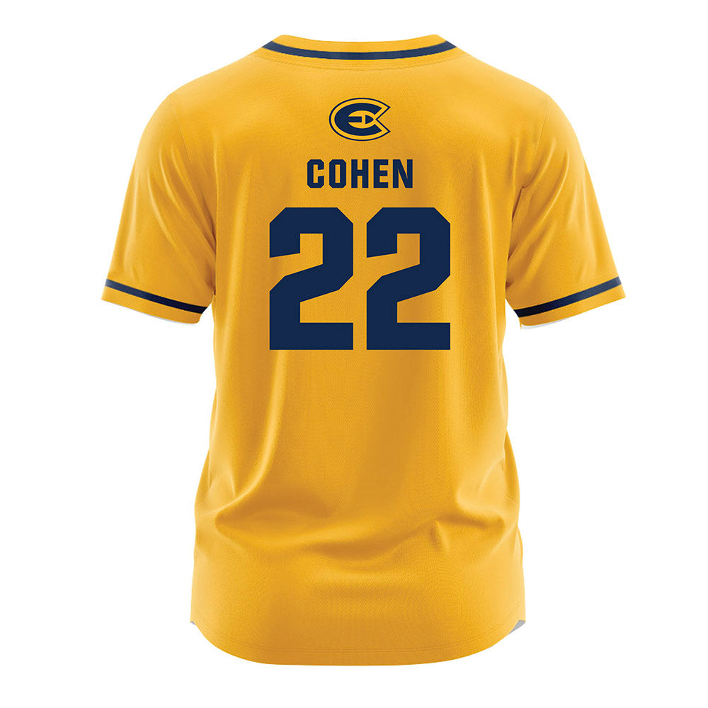UW Eau Claire - NCAA Baseball : Brennan Cohen - Gold Jersey