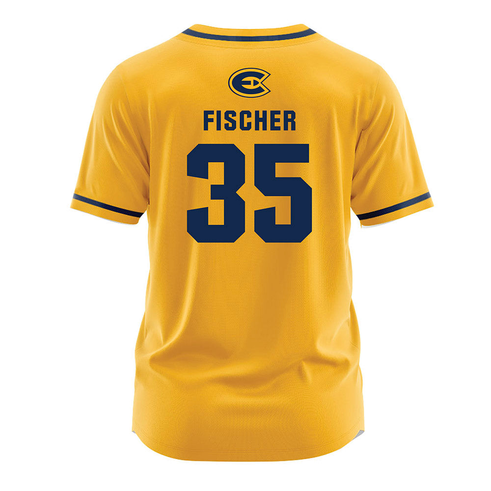 UW Eau Claire - NCAA Baseball : Evan Fischer - Gold Jersey-1