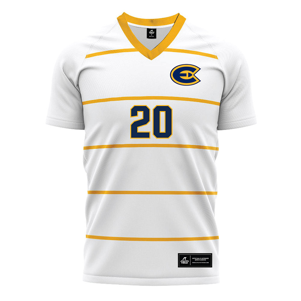 UW Eau Claire - NCAA Women's Soccer : Taylor Bembnister - White Soccer Jersey-0
