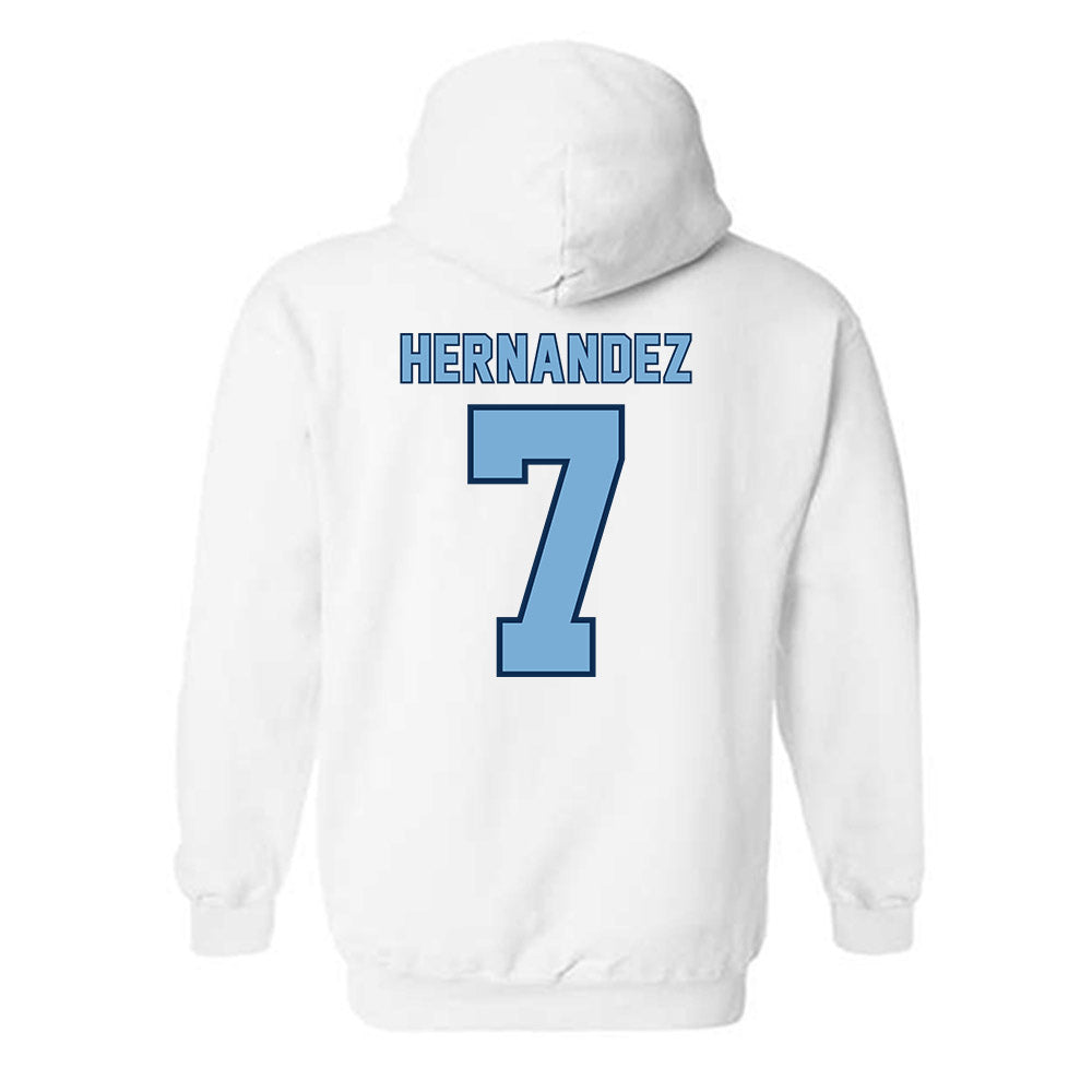 The Citadel - NCAA Men's Basketball : Gabriel Hernandez - Classic Shersey Hooded Sweatshirt-1