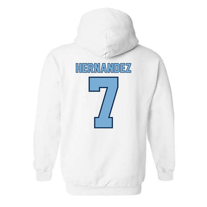 The Citadel - NCAA Men's Basketball : Gabriel Hernandez - Classic Shersey Hooded Sweatshirt-1