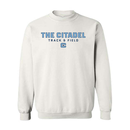 The Citadel - NCAA Men's Track & Field : Jordan Chestnut - Classic Shersey Crewneck Sweatshirt-0