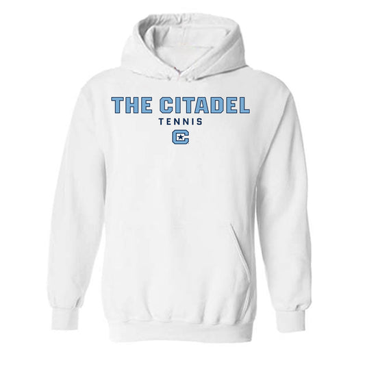 The Citadel - NCAA Men's Tennis : Michael Csipkay - Classic Shersey Hooded Sweatshirt-0