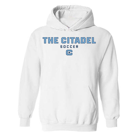 The Citadel - NCAA Women's Soccer : Maya Johnson - Classic Shersey Hooded Sweatshirt-0