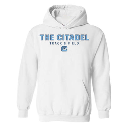 The Citadel - NCAA Men's Track & Field : Dylan Thompson - Classic Shersey Hooded Sweatshirt-0