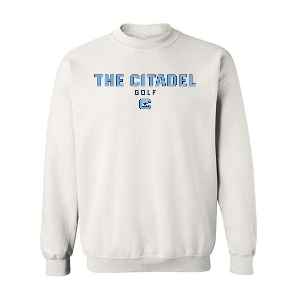 The Citadel - NCAA Women's Golf : Sofia Vargas - Classic Shersey Crewneck Sweatshirt-0