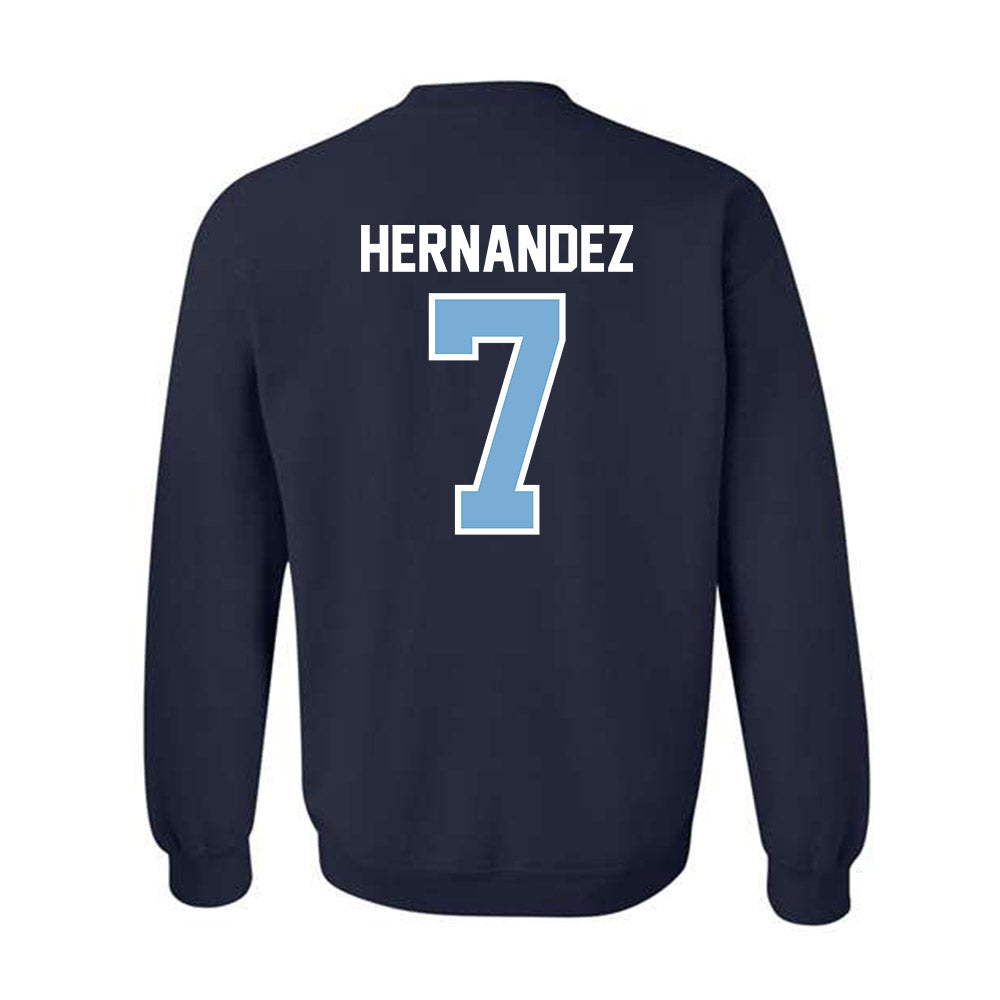 The Citadel - NCAA Men's Basketball : Gabriel Hernandez - Classic Shersey Crewneck Sweatshirt-1