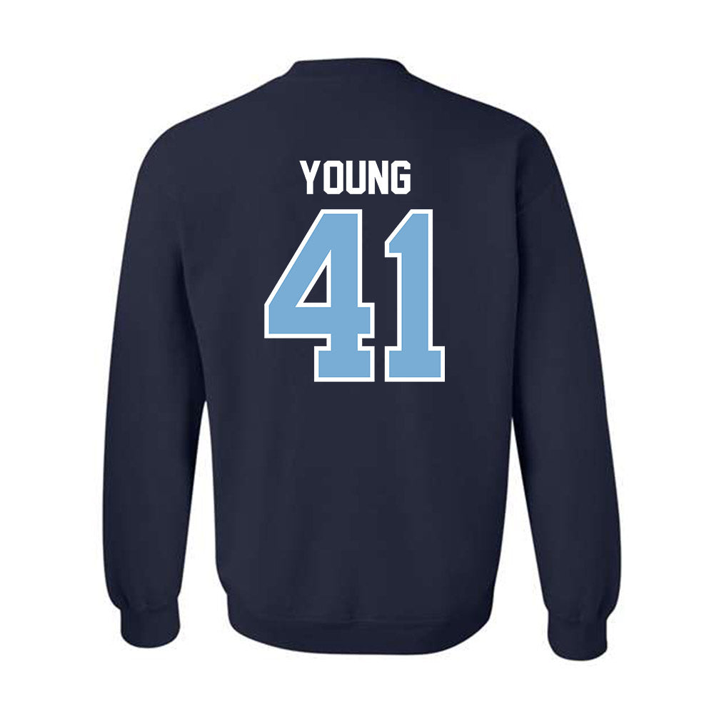 The Citadel - NCAA Football : Andy Young - Classic Shersey Crewneck Sweatshirt-1