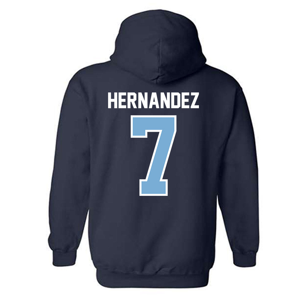 The Citadel - NCAA Men's Basketball : Gabriel Hernandez - Classic Shersey Hooded Sweatshirt-1