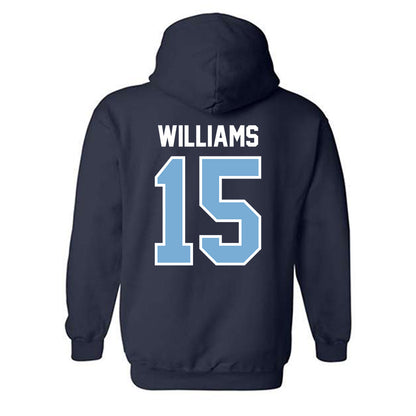 The Citadel - NCAA Men's Basketball : Chase Williams - Classic Shersey Hooded Sweatshirt-1