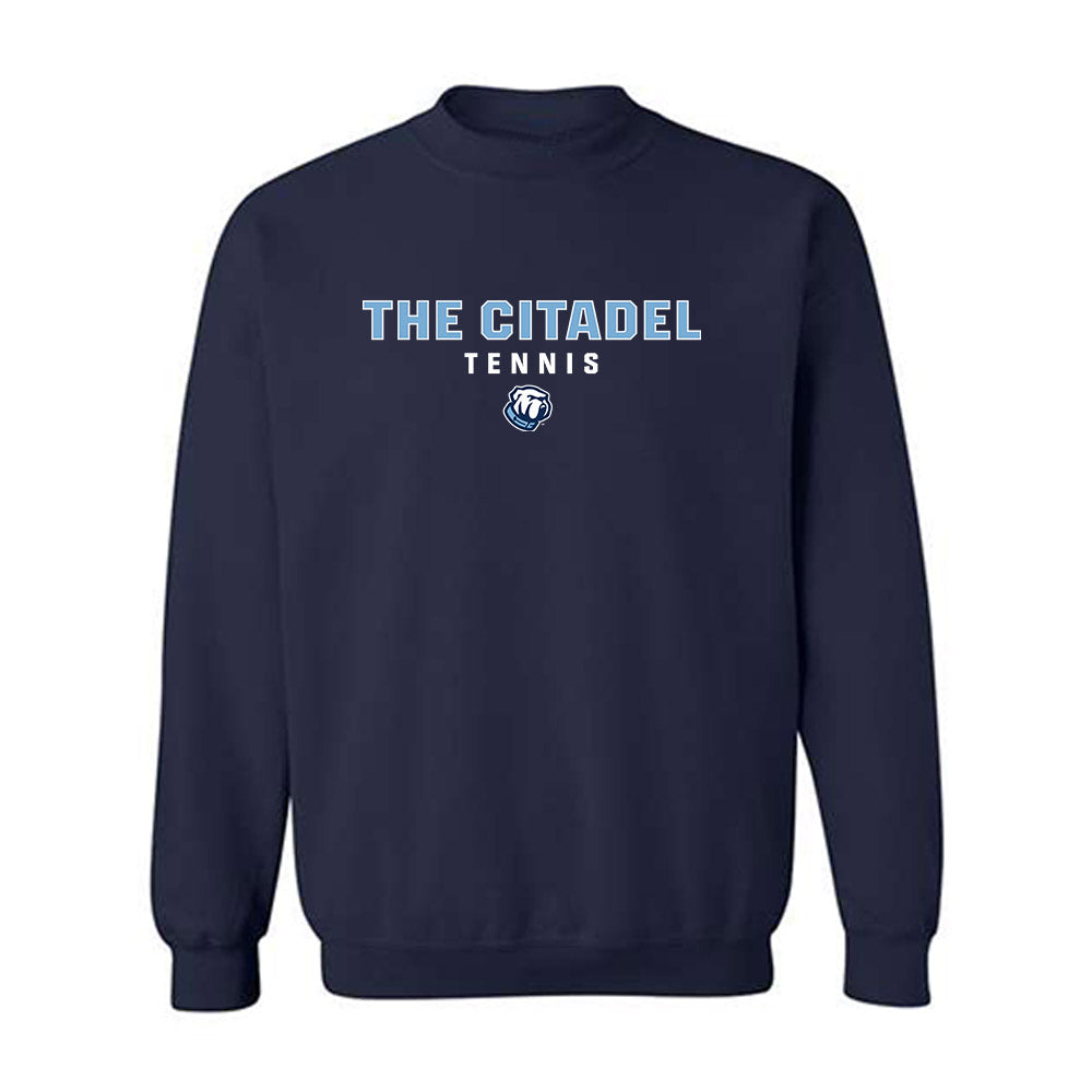 The Citadel - NCAA Men's Tennis : Michael Csipkay - Classic Shersey Crewneck Sweatshirt-0