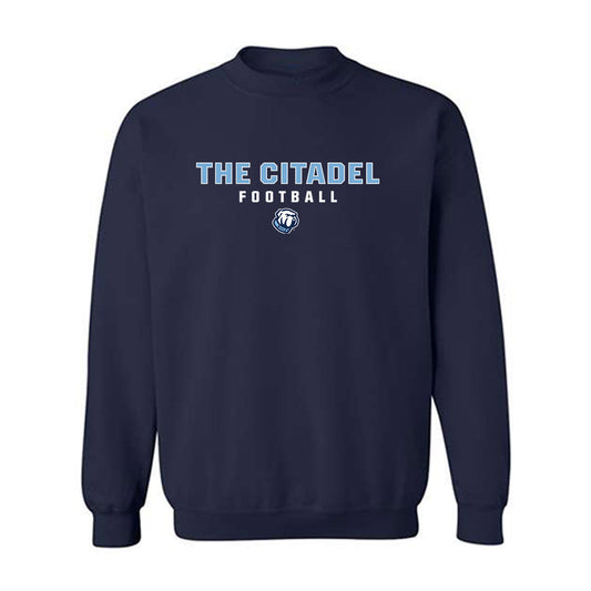 The Citadel - NCAA Football : Darryle Ware - Classic Shersey Crewneck Sweatshirt-0