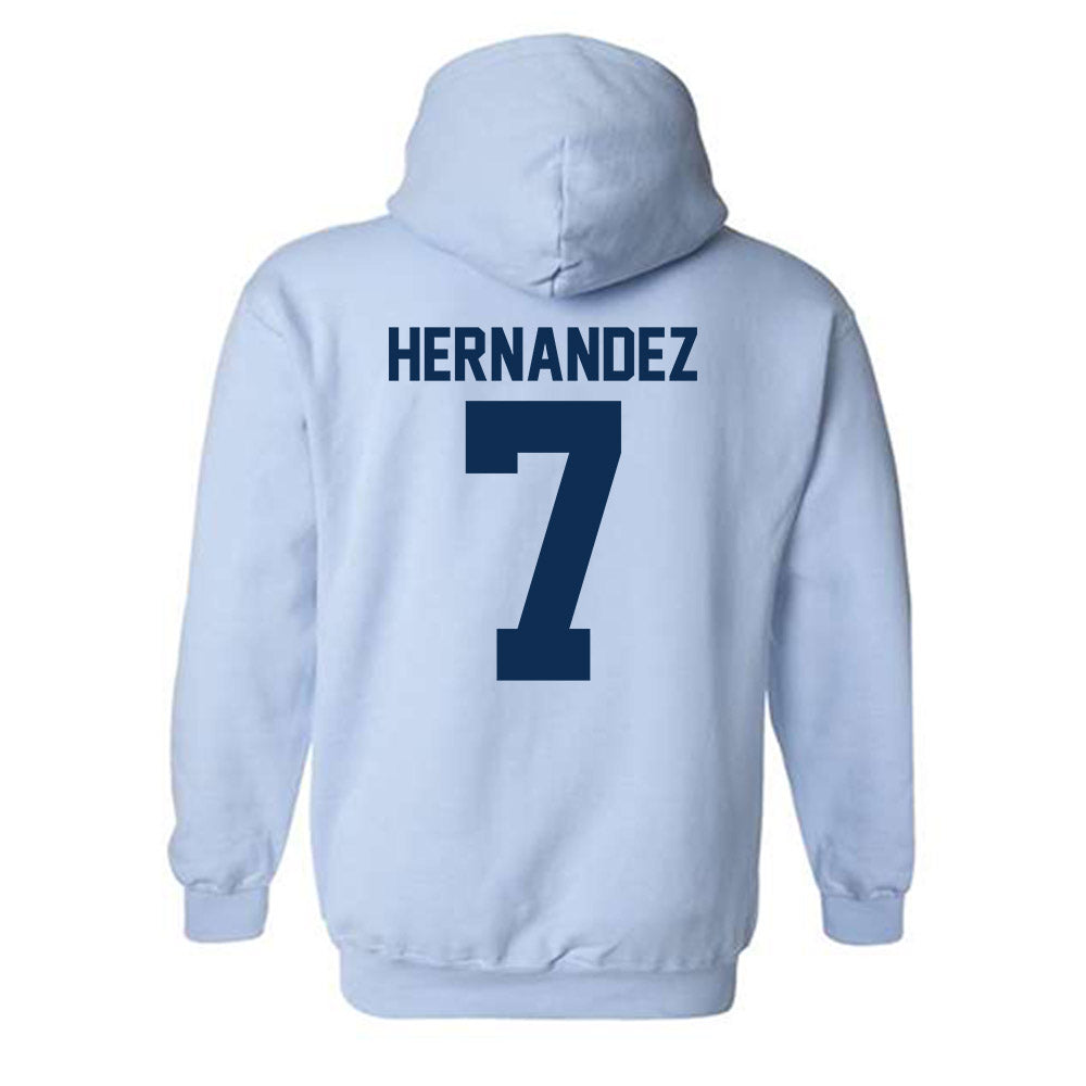 The Citadel - NCAA Men's Basketball : Gabriel Hernandez - Classic Shersey Hooded Sweatshirt-1