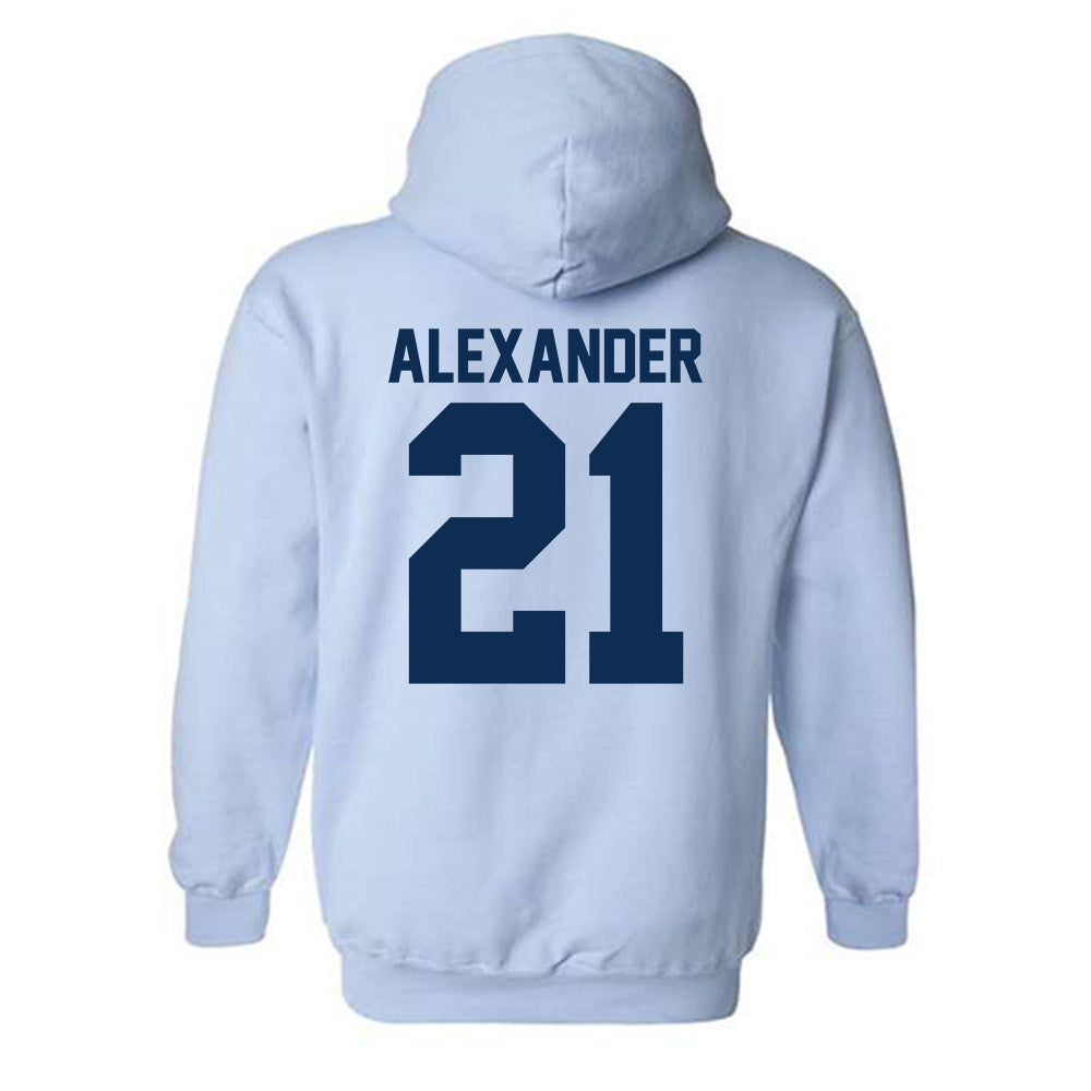 The Citadel - NCAA Men's Basketball : Cole Alexander - Classic Shersey Hooded Sweatshirt-1