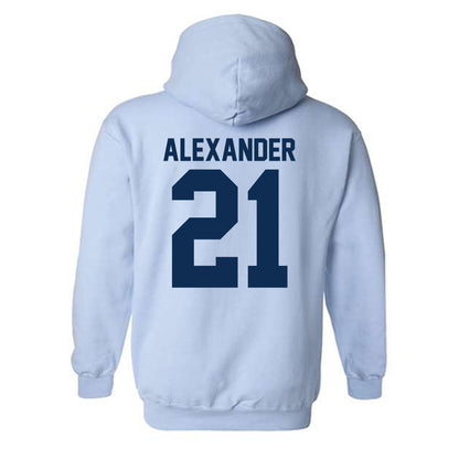 The Citadel - NCAA Men's Basketball : Cole Alexander - Classic Shersey Hooded Sweatshirt-1