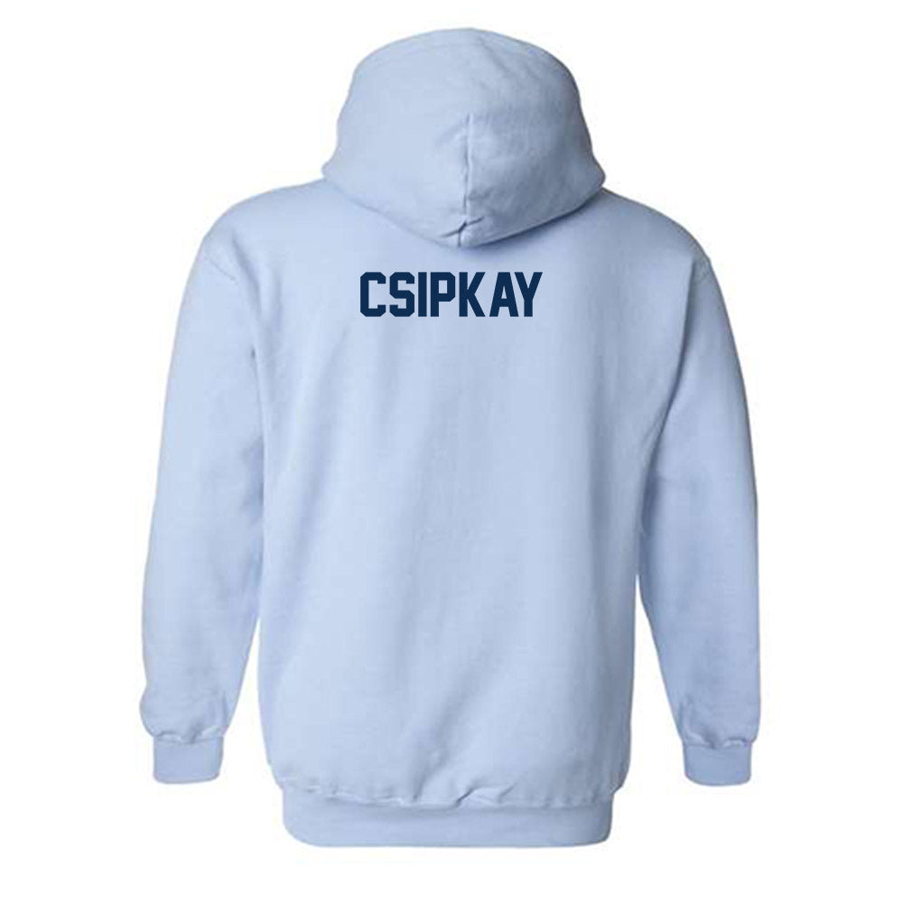 The Citadel - NCAA Men's Tennis : Michael Csipkay - Classic Shersey Hooded Sweatshirt-1
