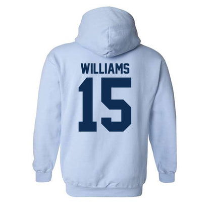 The Citadel - NCAA Men's Basketball : Chase Williams - Classic Shersey Hooded Sweatshirt-1