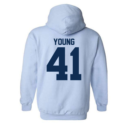 The Citadel - NCAA Football : Andy Young - Classic Shersey Hooded Sweatshirt-1