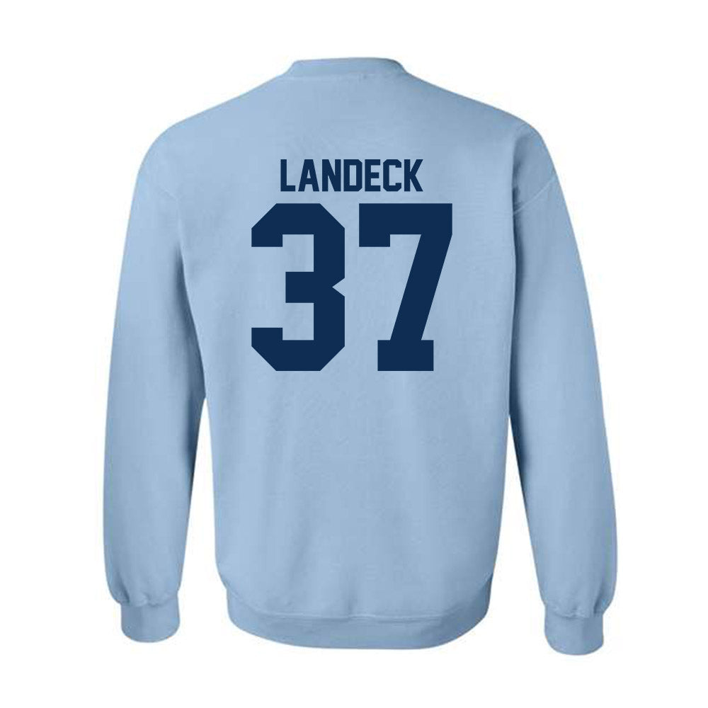 The Citadel - NCAA Baseball : Nathan Landeck - Classic Shersey Crewneck Sweatshirt-1