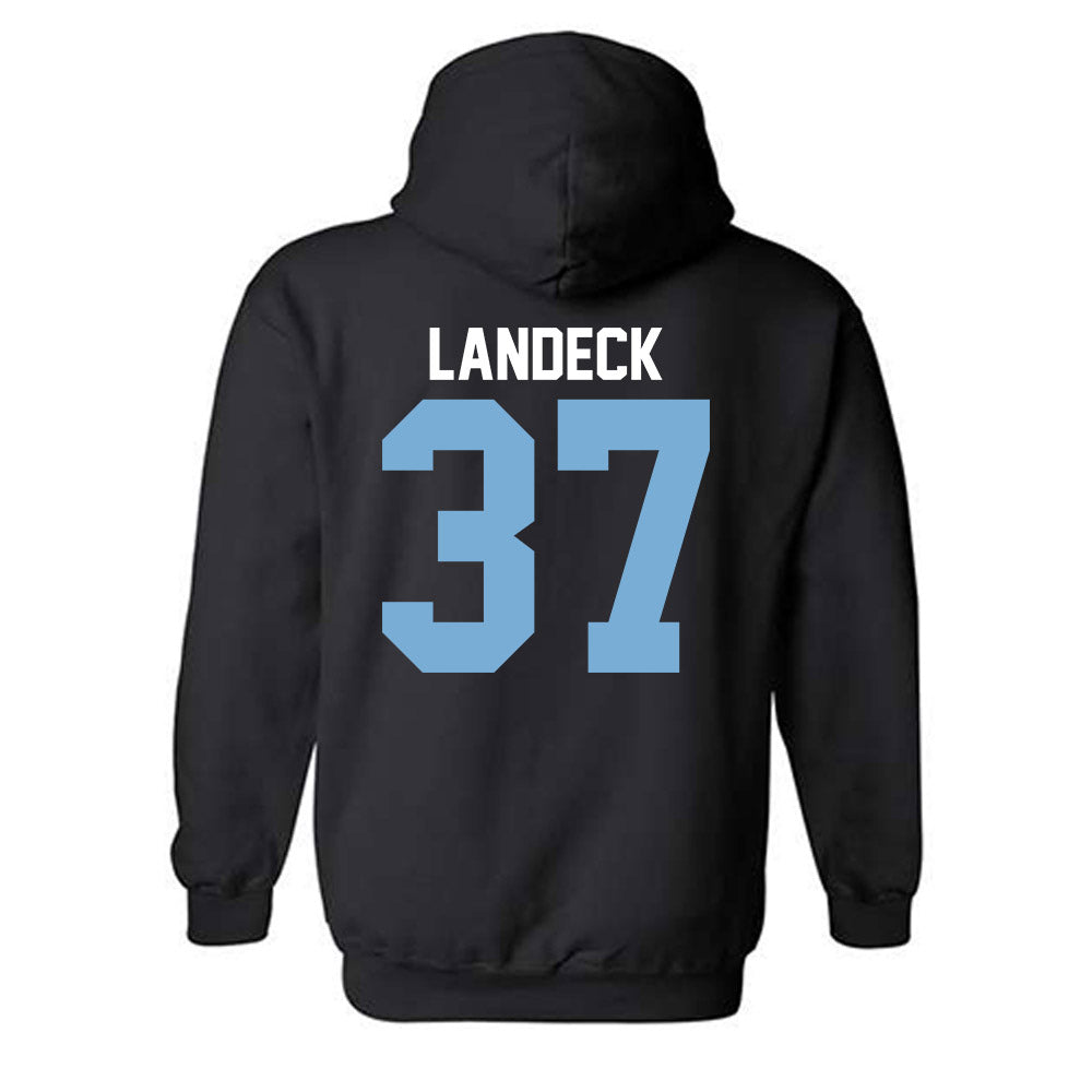 The Citadel - NCAA Baseball : Nathan Landeck - Classic Shersey Hooded Sweatshirt-1