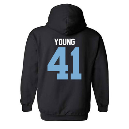 The Citadel - NCAA Football : Andy Young - Classic Shersey Hooded Sweatshirt-1