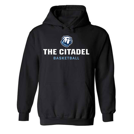 The Citadel - NCAA Men's Basketball : Marcos Gonzales - Classic Shersey Hooded Sweatshirt-0