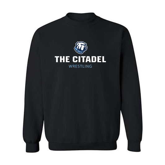 The Citadel - NCAA Wrestling : Tyler Washburn - Classic Shersey Crewneck Sweatshirt-0