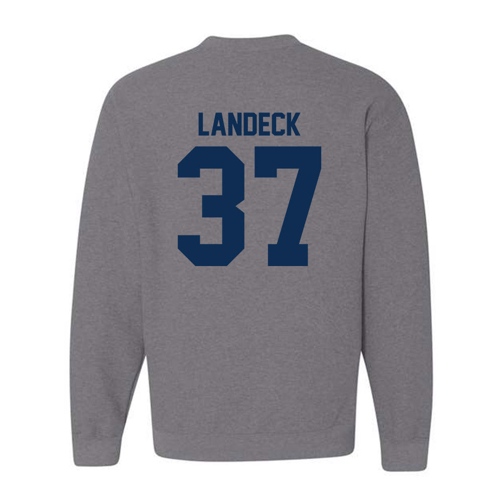 The Citadel - NCAA Baseball : Nathan Landeck - Classic Shersey Crewneck Sweatshirt-1