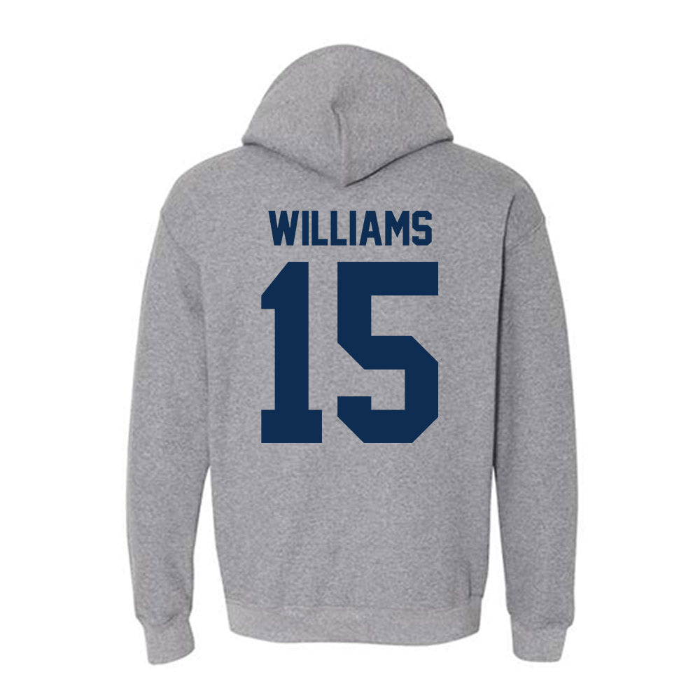 The Citadel - NCAA Men's Basketball : Chase Williams - Classic Shersey Hooded Sweatshirt-1