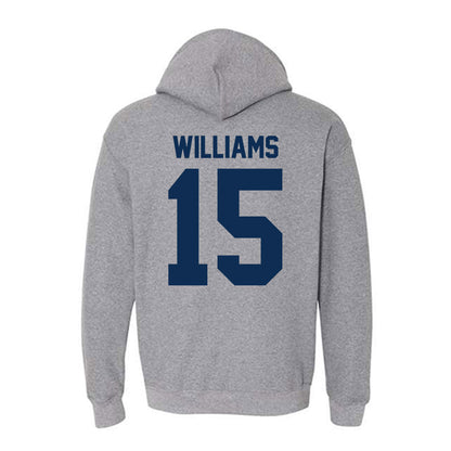 The Citadel - NCAA Men's Basketball : Chase Williams - Classic Shersey Hooded Sweatshirt-1