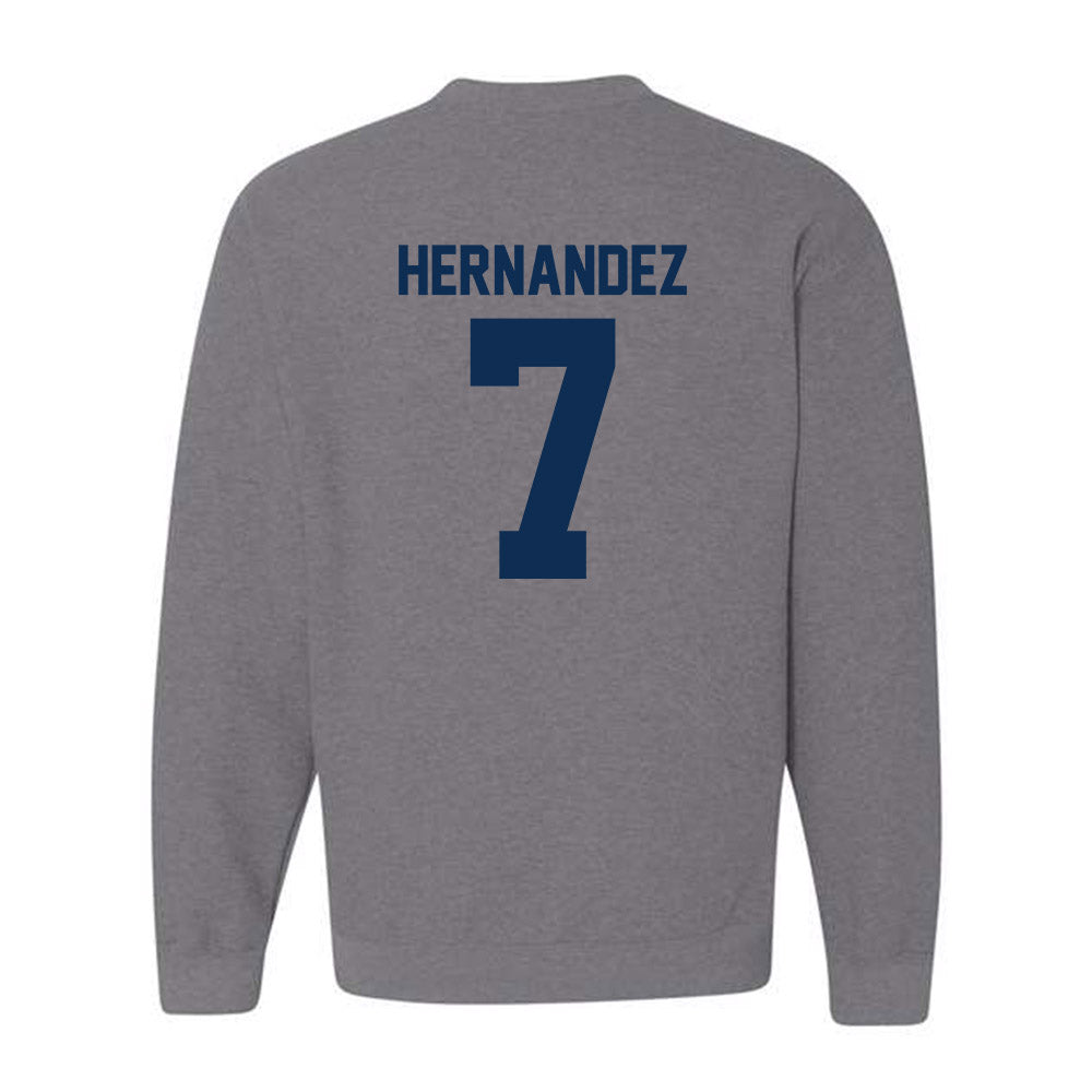 The Citadel - NCAA Men's Basketball : Gabriel Hernandez - Classic Shersey Crewneck Sweatshirt-1